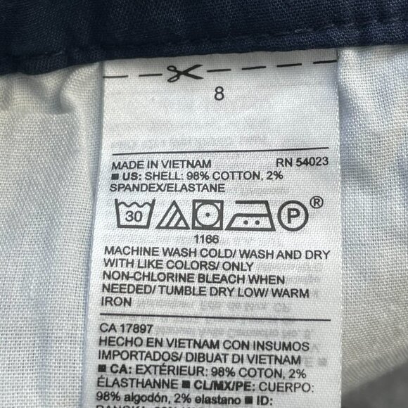 Old Navy Women's Navy Shorts Size 8 - Picture 4 of 5